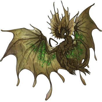 Ruin And Ivy Skin - Flightrising Fae Neck (350x350), Png Download