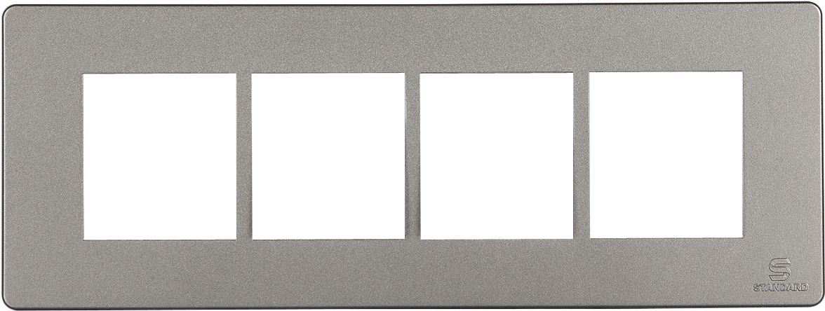 8 M Radiant Grey Cover Plate H Radiant Grey Ivy Modular - Eye Shadow (1200x1140), Png Download