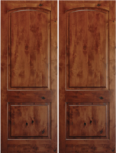 Krosswood Doors 59 In. X 97.625 In. Rustic Knotty Alder (500x700), Png Download