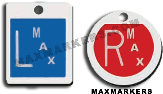 Plastic Square Round Plain Jane X-ray Markers - X-ray Marker (535x339), Png Download