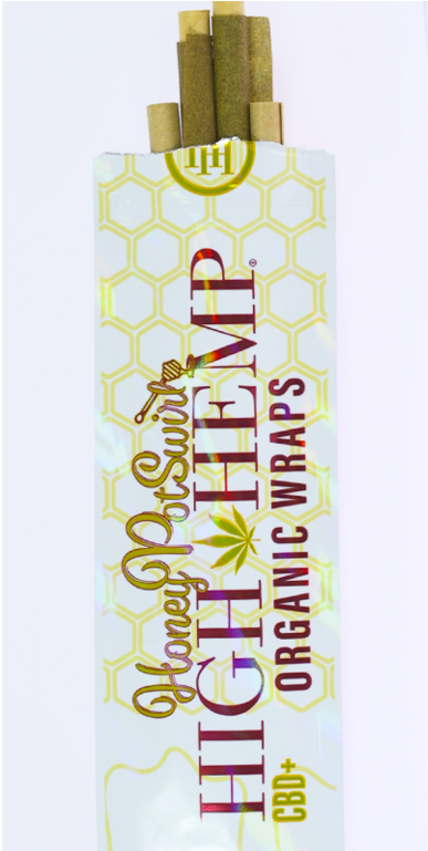 High Hemp 100% Organic Hemp Wrap Honey Pot Swirl Flavor - Hemp (1024x768), Png Download