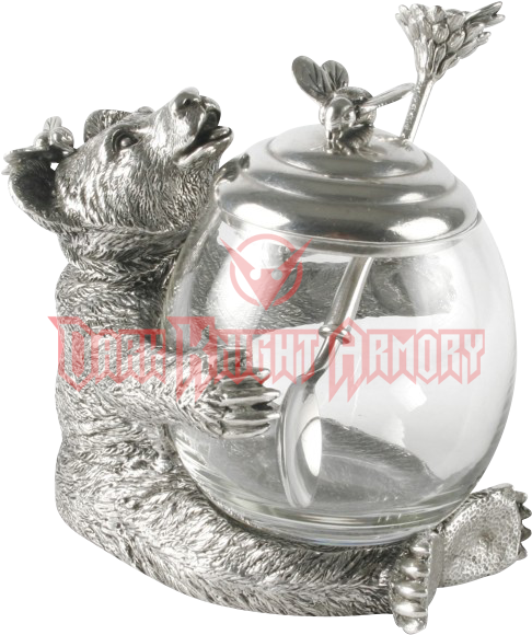Bear Honey Pot - Vagabond House Bear Honey Pot (579x579), Png Download