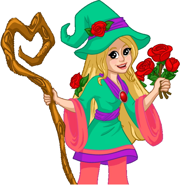 Gardenia - Dragonvale Witches (613x632), Png Download