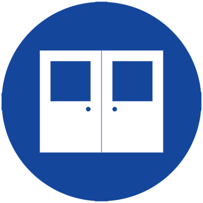 Double-door - Icon (400x400), Png Download