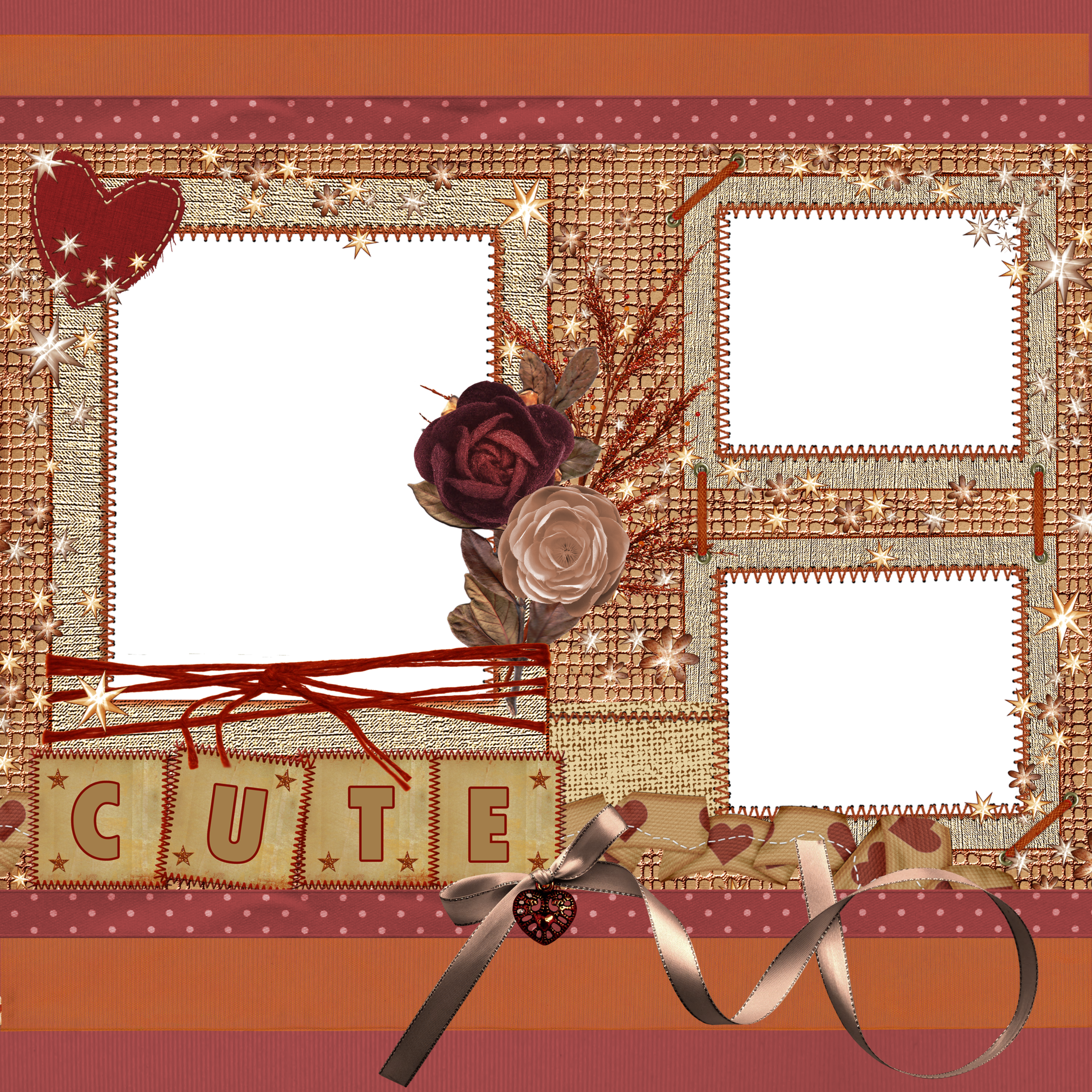 Background Fall Roses Cute Stripes 1365657 (3600x3600), Png Download