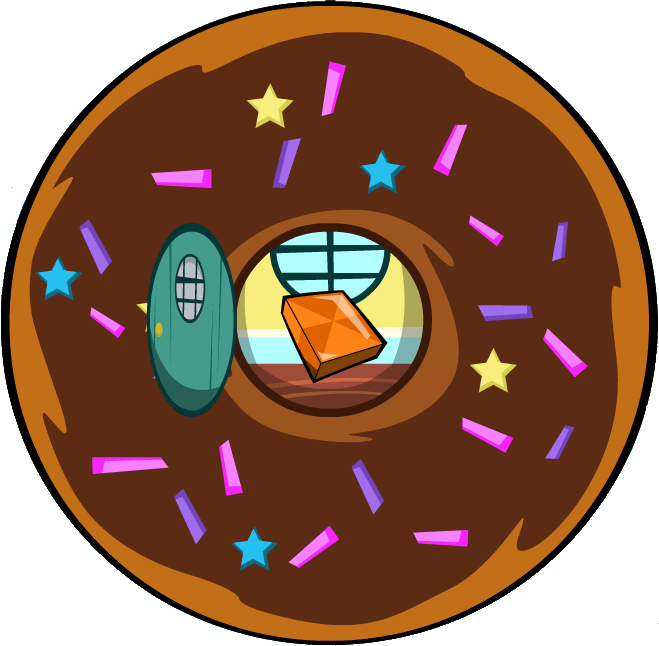 Donut House - Megamind Minion (659x646), Png Download