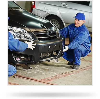 We Take The Dents Out Of Accidents - Autobody Repair (420x457), Png Download