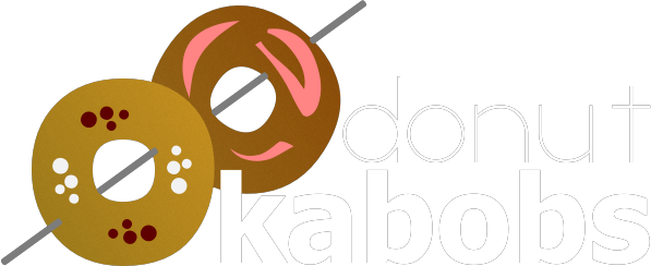 Donut Kabobs (597x244), Png Download