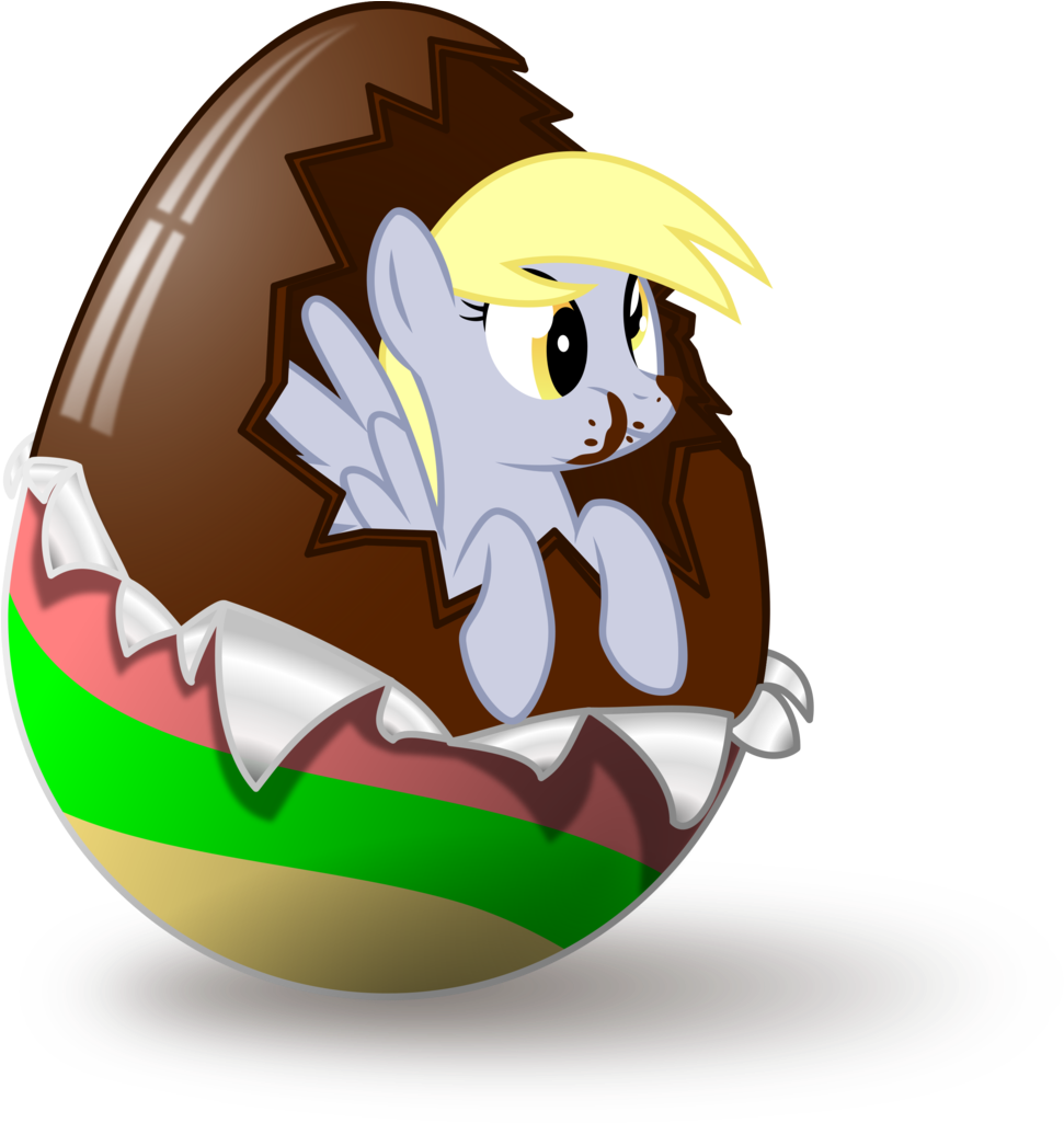 Up1ter, Chocolate, Chocolate Egg, Cute, Derpy Hooves, - Derpy Hooves (1109x1024), Png Download