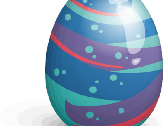 Easter Eggs Clipart Transparent Background - Easter Egg Cartoon (640x480), Png Download