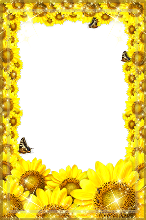Frescura De Girassóis - Diwali Photo Frame (298x448), Png Download