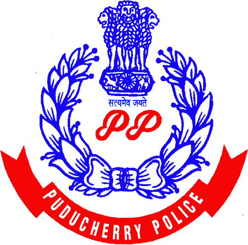 Puducherry Police Logo (500x495), Png Download