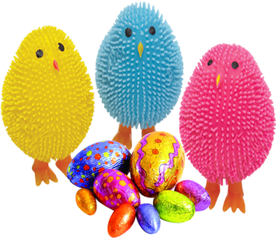 Easter Chicks Png Image - Easter Eggs (400x400), Png Download