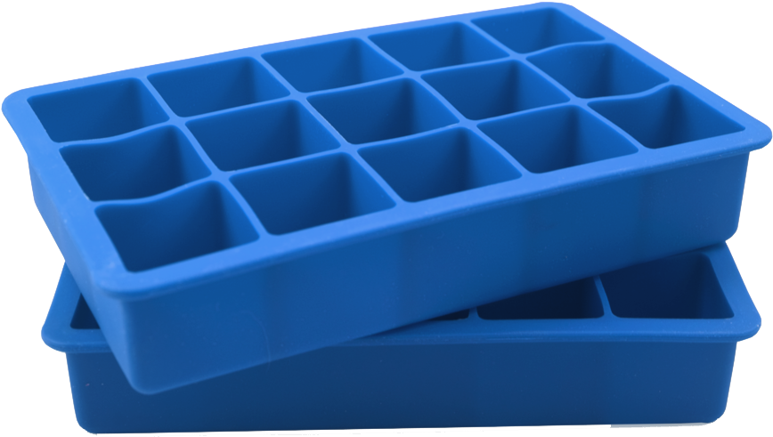 Azul - Molde De Hielos Png (898x1024), Png Download
