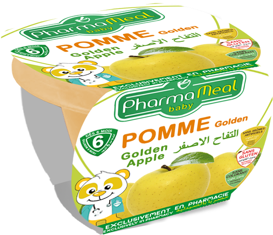 Golden Apple - Natural Foods (670x476), Png Download