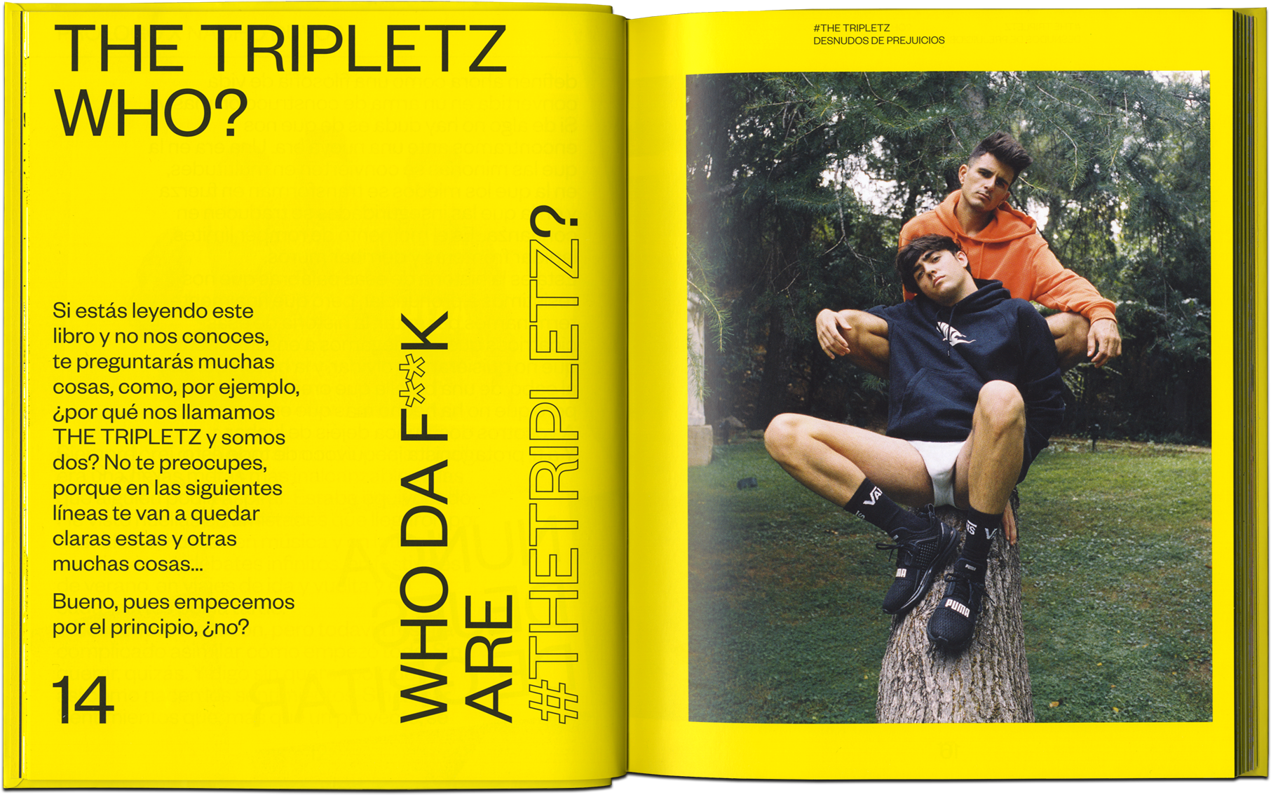 “desnudos De Prejuicios” It's A Book That Shows Off - Tripletz Desnudos De Prejuicios (2016x1393), Png Download