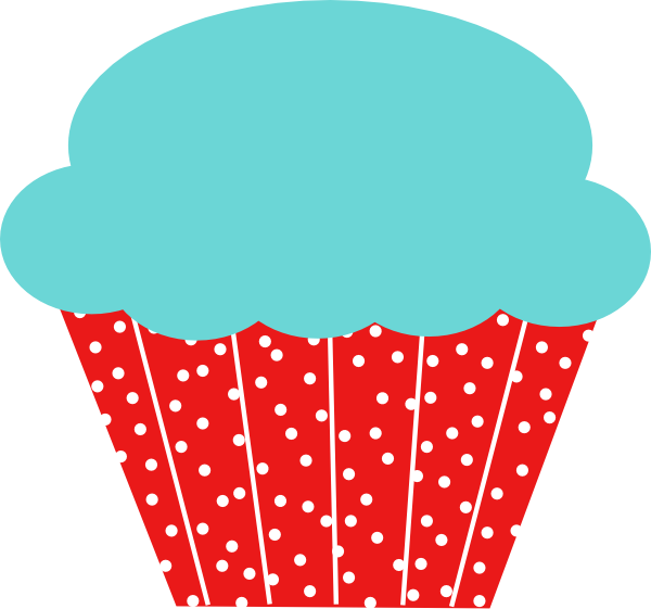 Cupcake Clip Art At Clker - Cupcake Shape Clip Art (600x561), Png Download