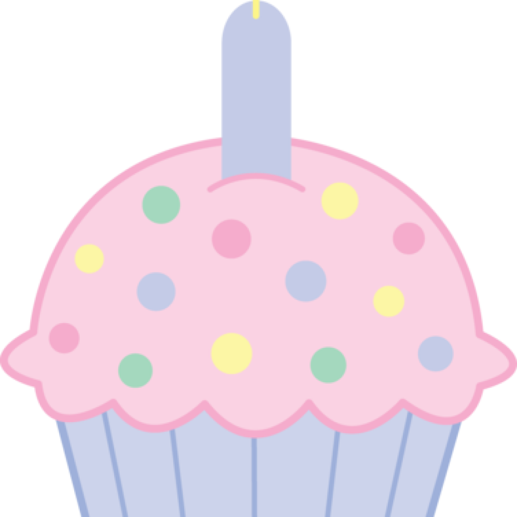 Birthday Cupcake Clipart Moose Clipart Hatenylo - Clip Art (1024x1024), Png Download
