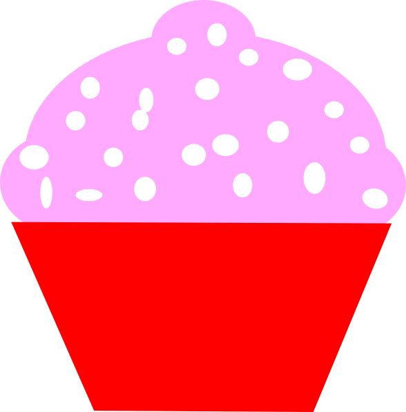 Cupcake Clipart Circle - Clip Art (588x597), Png Download