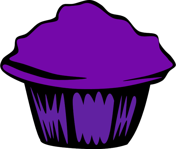 Cartoon Muffin Clipart - Sweet Paleo Treats [book] (600x508), Png Download