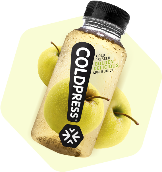Golden Delicious - Coldpress Pink Lady Apple Juice 750 Ml (619x638), Png Download