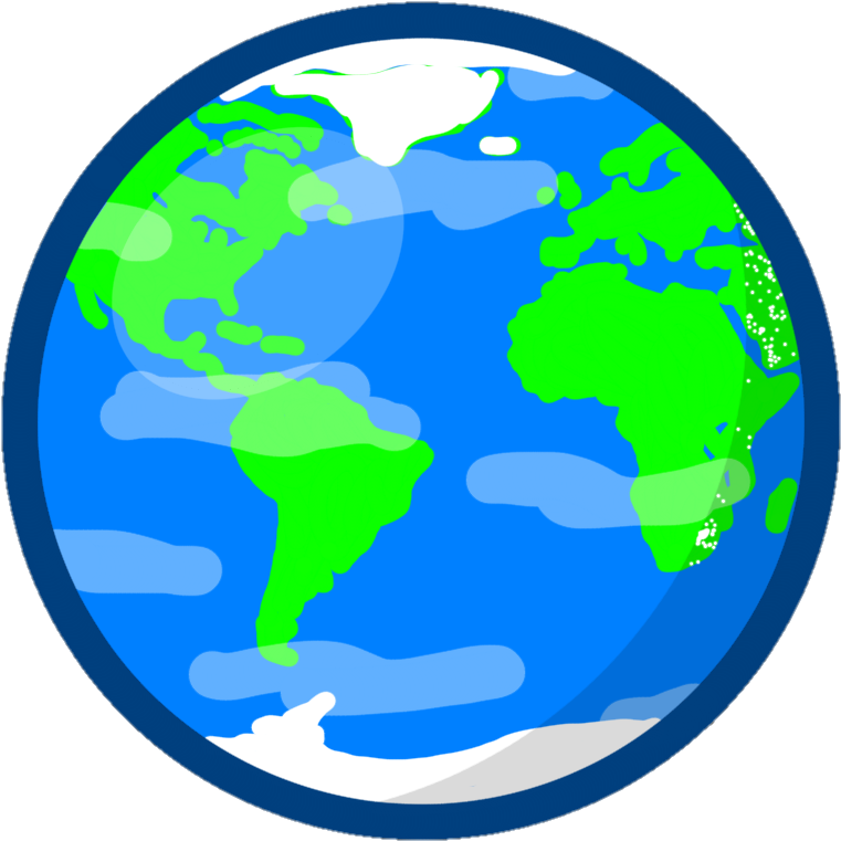 Earth Body - Bfdi New Planets Png Bodies (800x800), Png Download