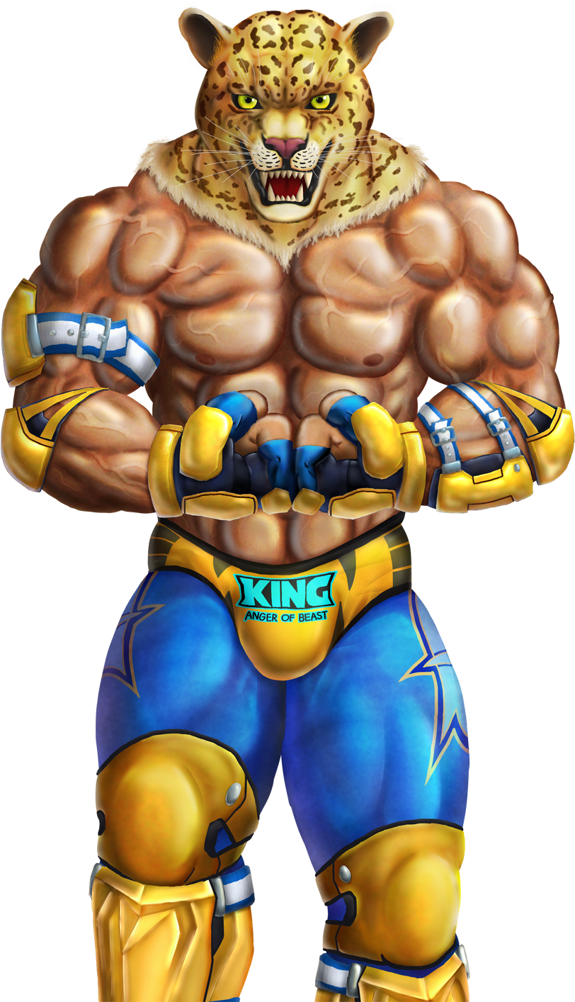 Masterxvmon King Flex Fin Trans Lq - Tekken King Flexing (1031x1451), Png Download