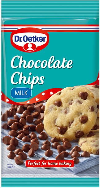 Oetker Milk Chocolate Chips Have A Rich, Creamy Flavour - Chocolate Chips Dr Oetker (636x636), Png Download