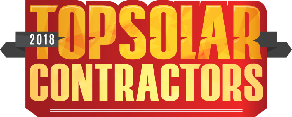 For The 6th Year In A Row, Planet Earth Solar Has Made - Top Solar Contractors 2018 (1000x400), Png Download