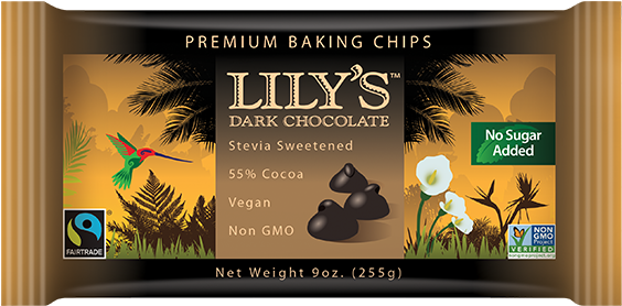 Premium Dark Chocolate Baking Chips - Lily Brand Chocolate Chips (600x1024), Png Download
