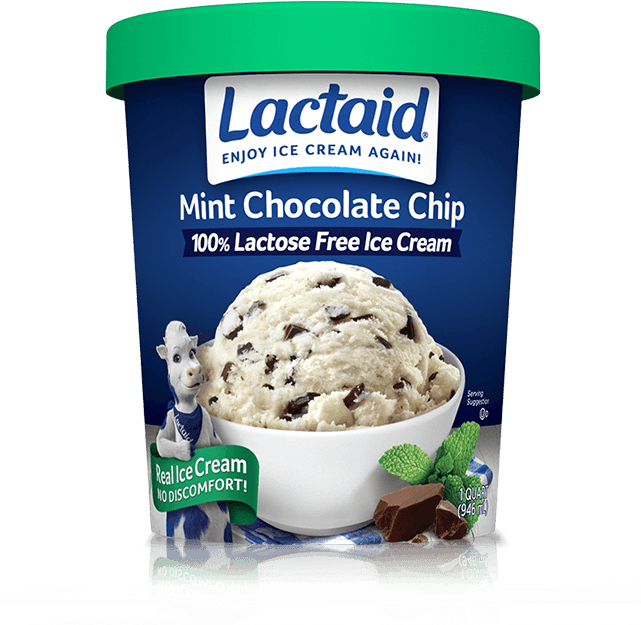 Download Lactaid® Mint Chocolate Chip Ice Cream Lactaid Ice Cream PNG