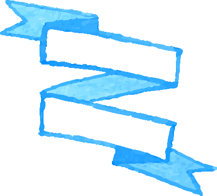 Ribbons Ribbon Banner Ftestickers - Watercolor Painting (444x401), Png Download