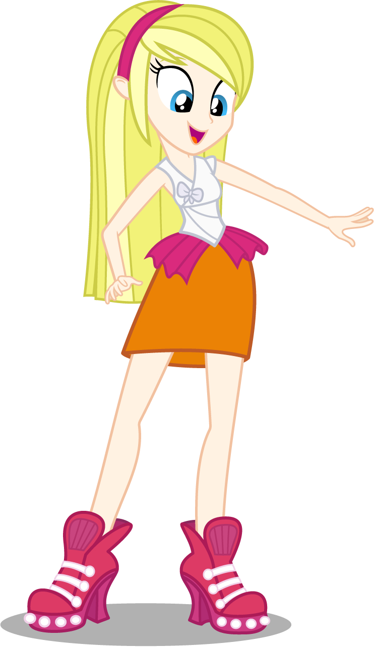 Blonde, Blondening, Edit, Equestria Girls, Human Coloration, - Mlp Equestria Girls Base Single (742x1285), Png Download