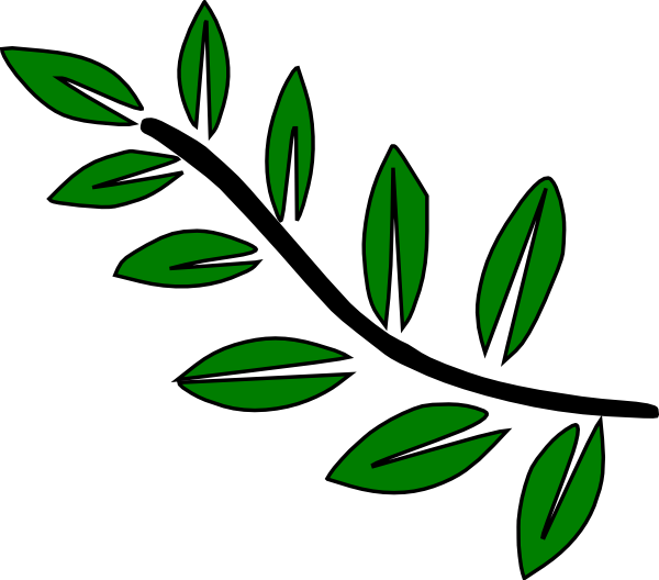 Leaf Clipart - Clipart Stem (600x528), Png Download