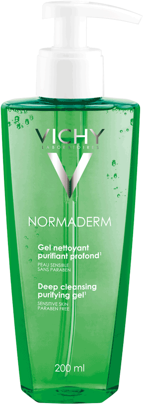 Normaderm Deep Cleansing Gel - Vichy Normaderm Face Wash (750x828), Png Download