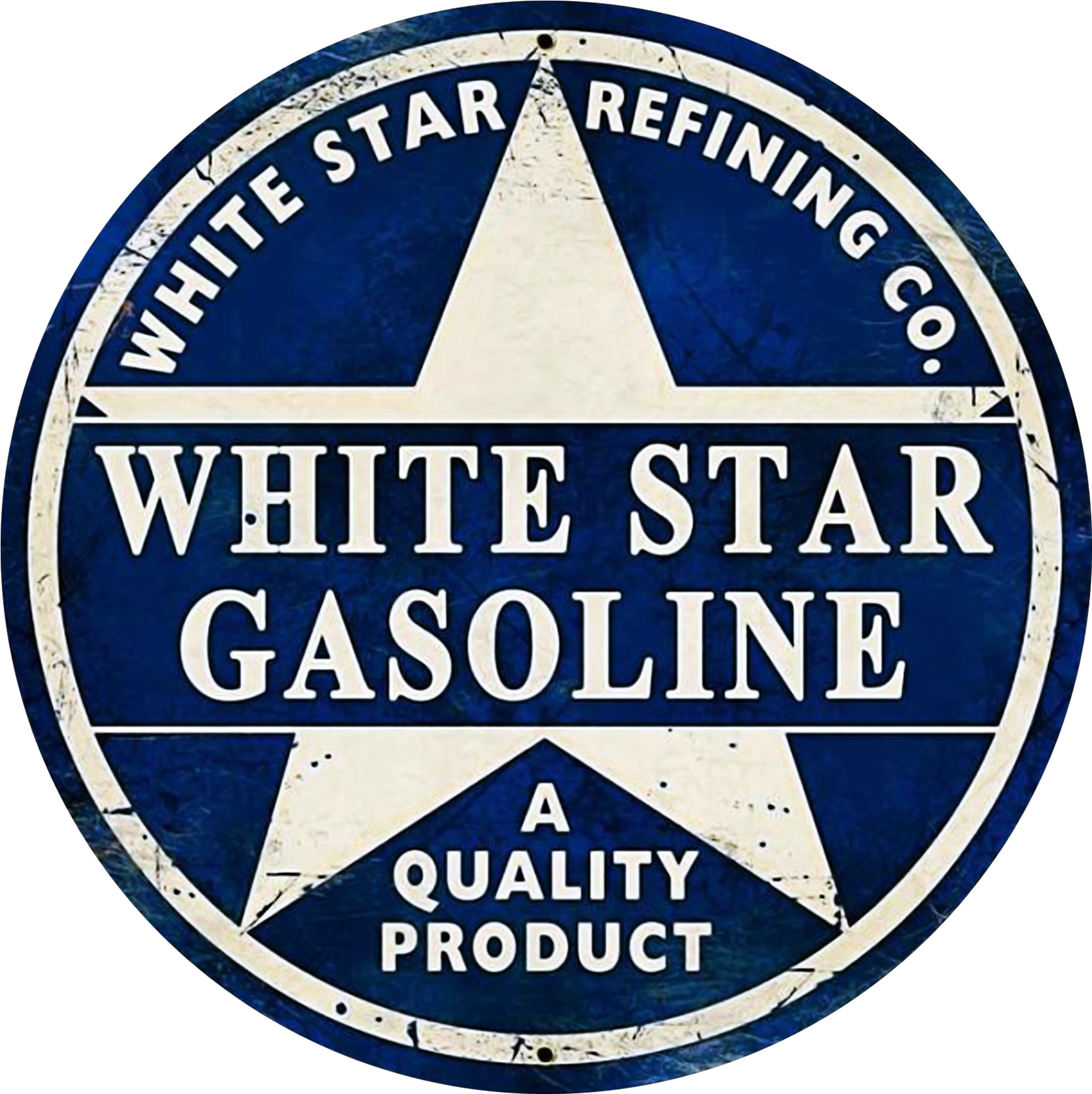 Vintage White Star Gasoline Sign Vintage Auto, Vintage - Gasoline Shop Vintage Logo (1800x2400), Png Download