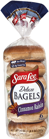 Sara Lee Cinnamon Raisin Bagels - Sara Lee Bagels Cinnamon (273x461), Png Download