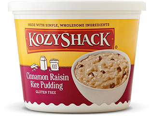 Gluten Free - Kozy Shack Rice Pudding With Cinnamon (600x286), Png Download