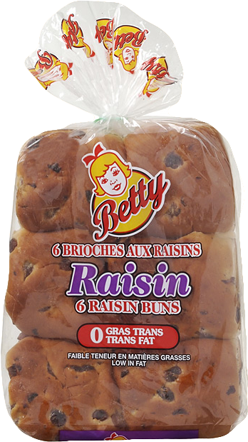 Raisin Buns - Raisin Bun Calories (447x640), Png Download