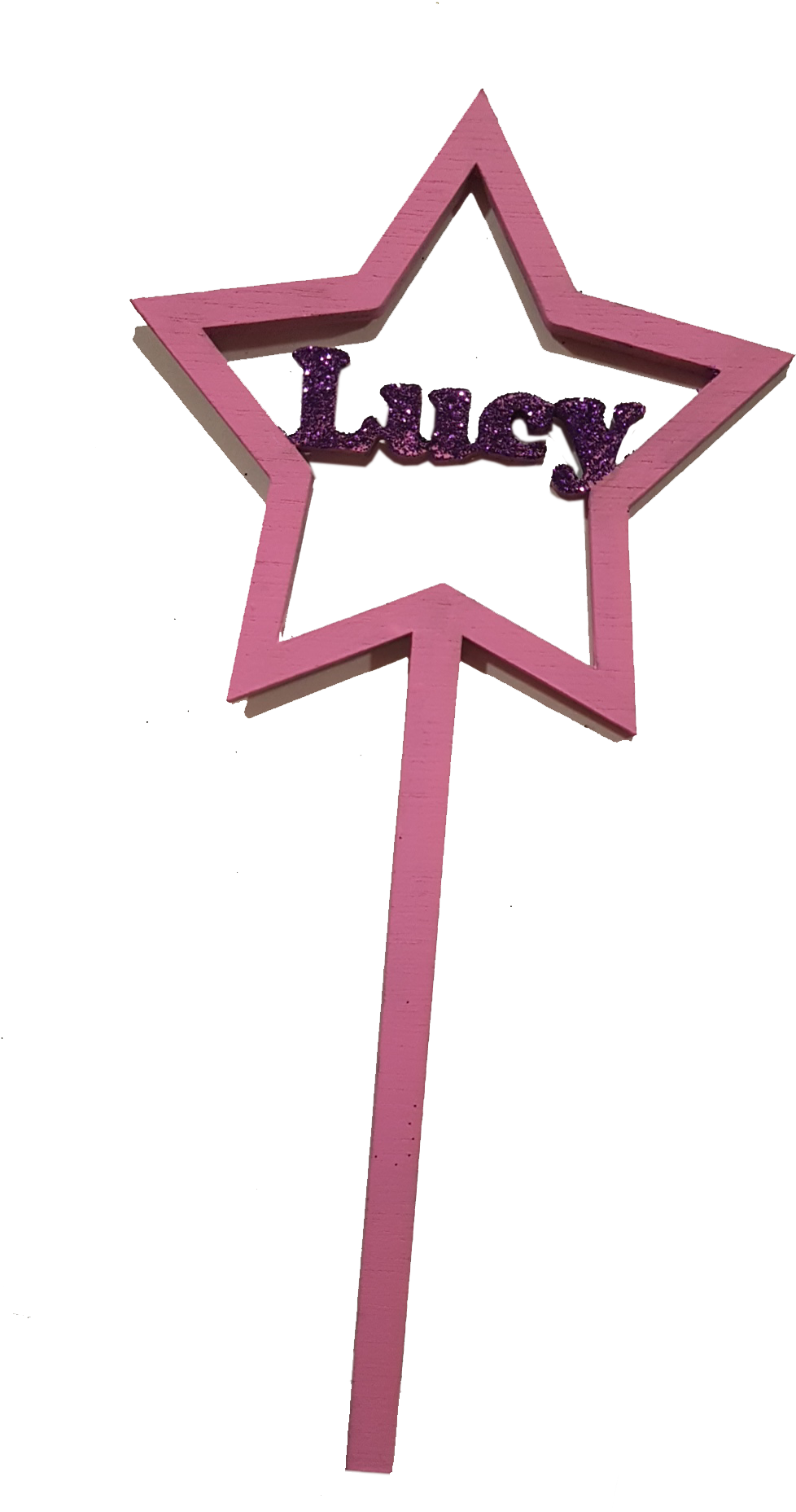 Princess Wand - Star Design - Design (270x480), Png Download