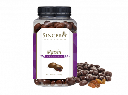 Sincero Raisins Dark Chocolate - Chocolate (450x336), Png Download