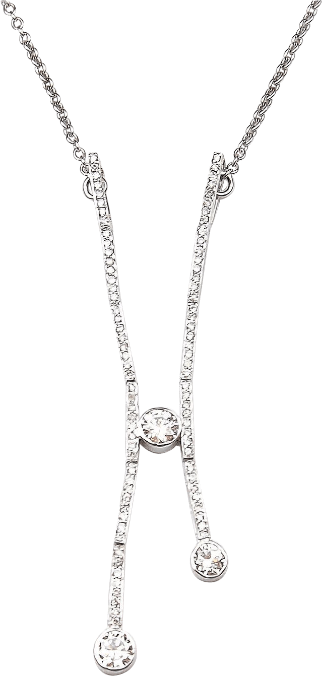 23 Ctw Custom Made Modern Diamond Necklace 18k White - Pendant (1341x1341), Png Download