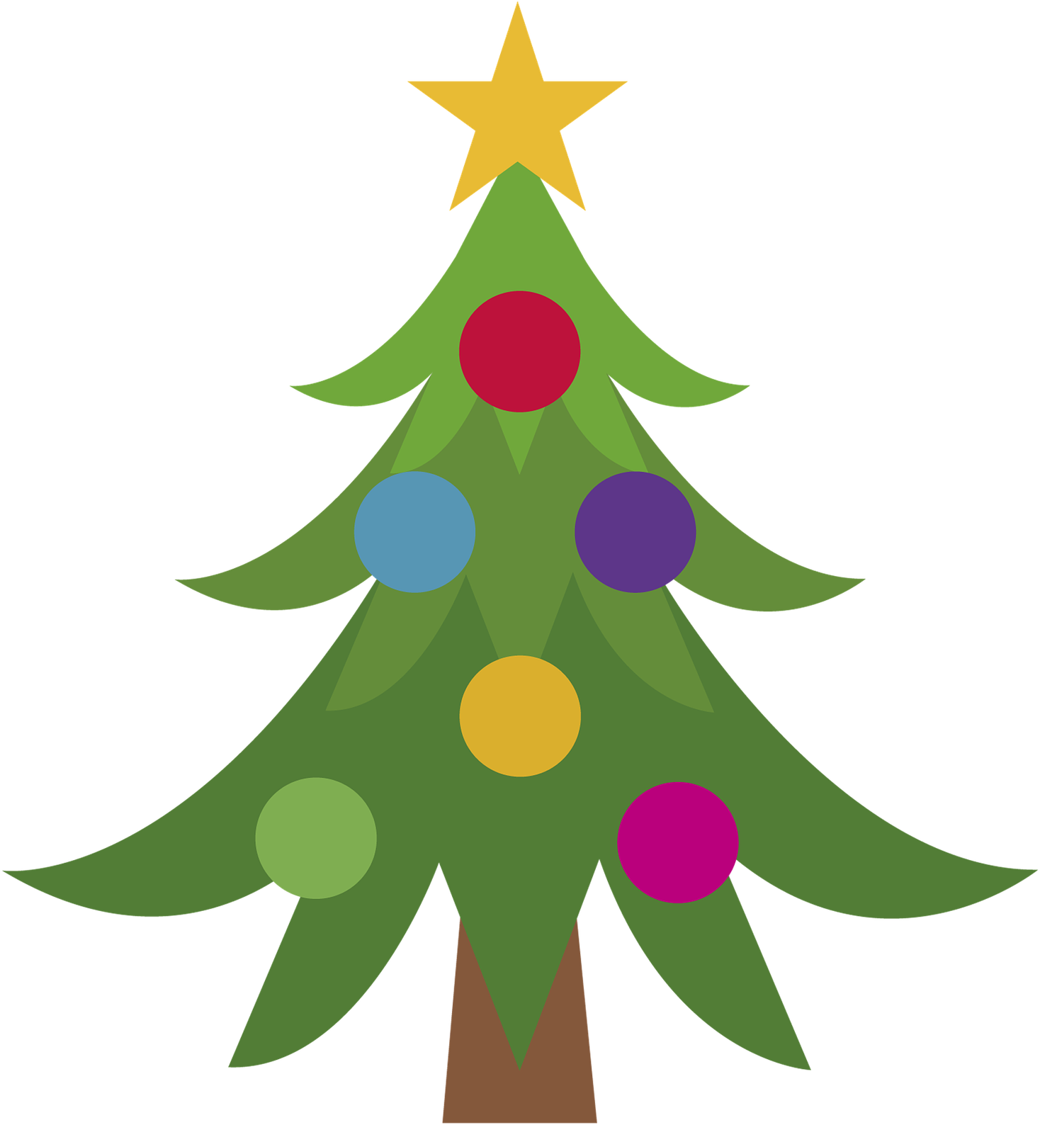 Tree Lighting Ceremony Clock Tower Park - Christmas Tree Emoji (1483x1920), Png Download
