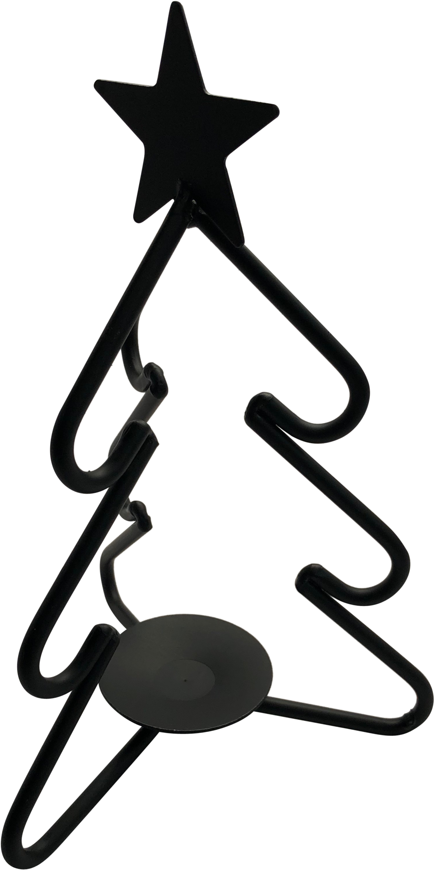 Christmas Tree Tea Light Candle Holder - Tealight (1400x1886), Png Download