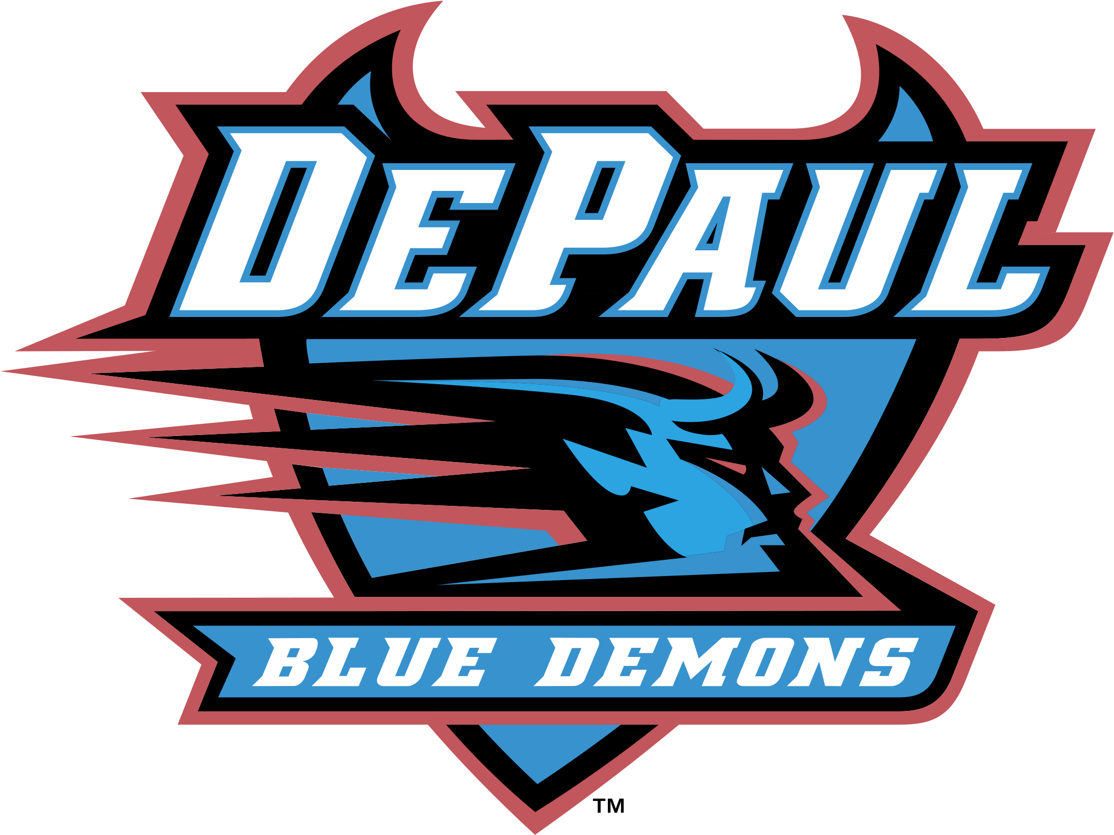 Depaul Blue Demons Logo Png Transparent - Depaul University (2400x2400), Png Download