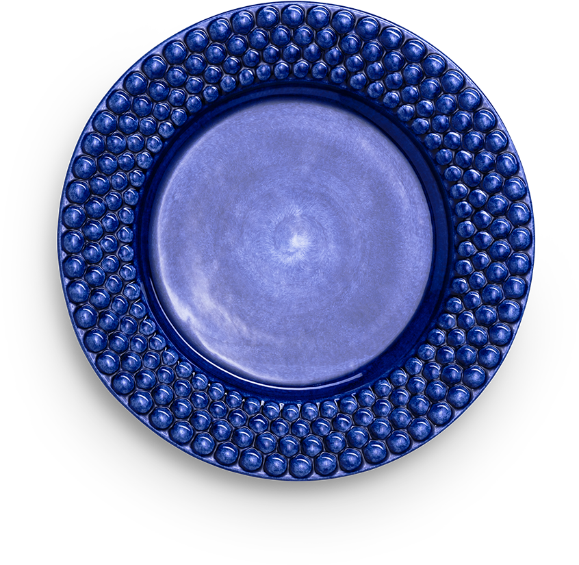 Collections - Bubbles - Plate - Bubbles Plate Ø28cm, Blue (1200x1200), Png Download