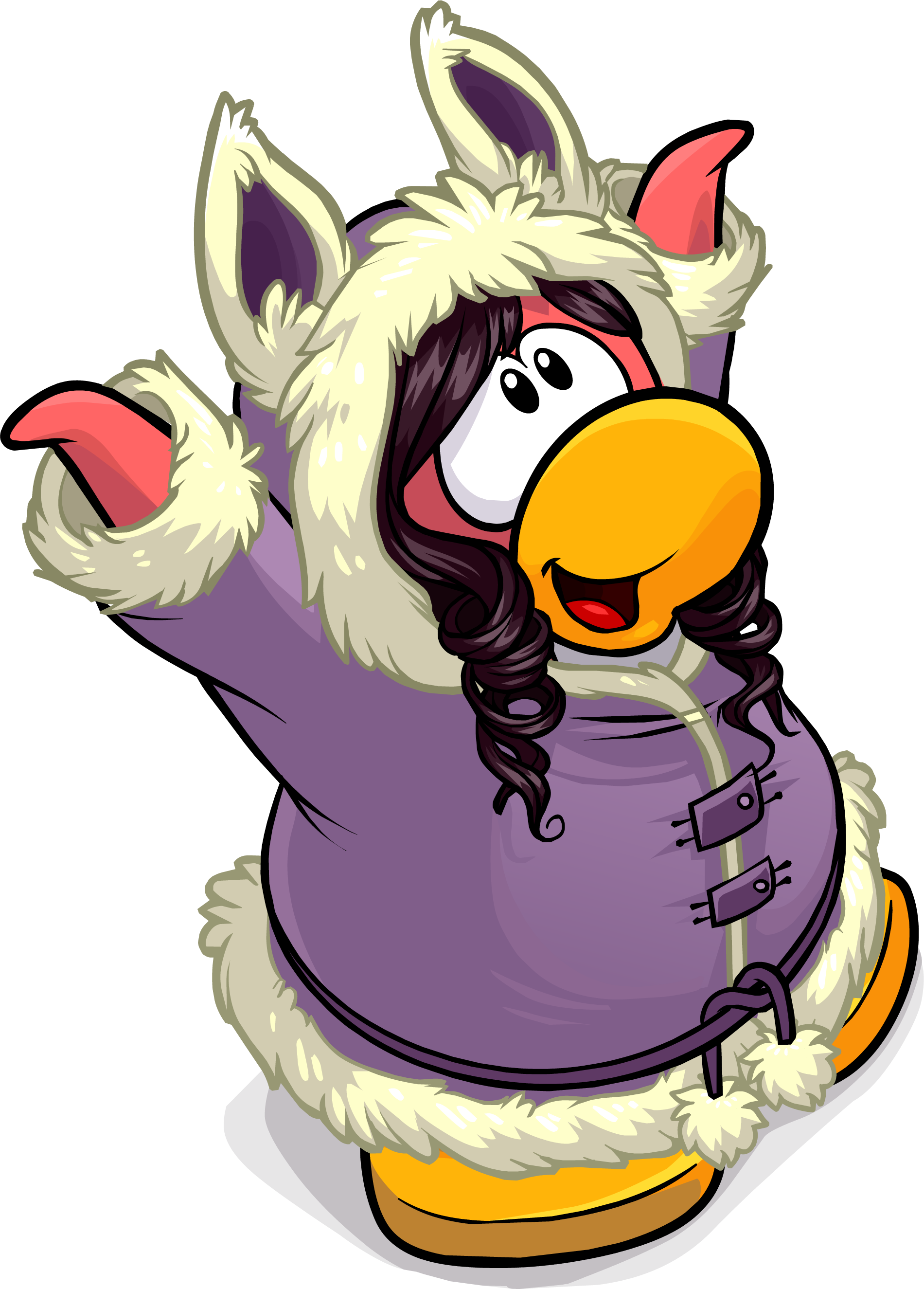 Let It Snow Postcard 2 - Club Penguin Daanganronpa (1900x2649), Png Download