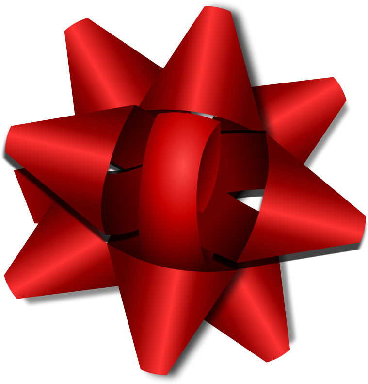 Christmas Bow Clipart Free Collection Download And - Clip Art (788x800), Png Download