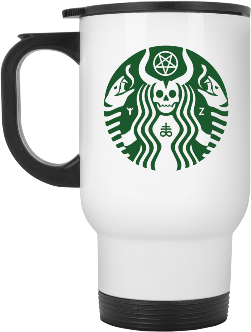 Satanic Starbuck Coffee Mugs - Starbucks New Logo 2011 (1155x1155), Png Download