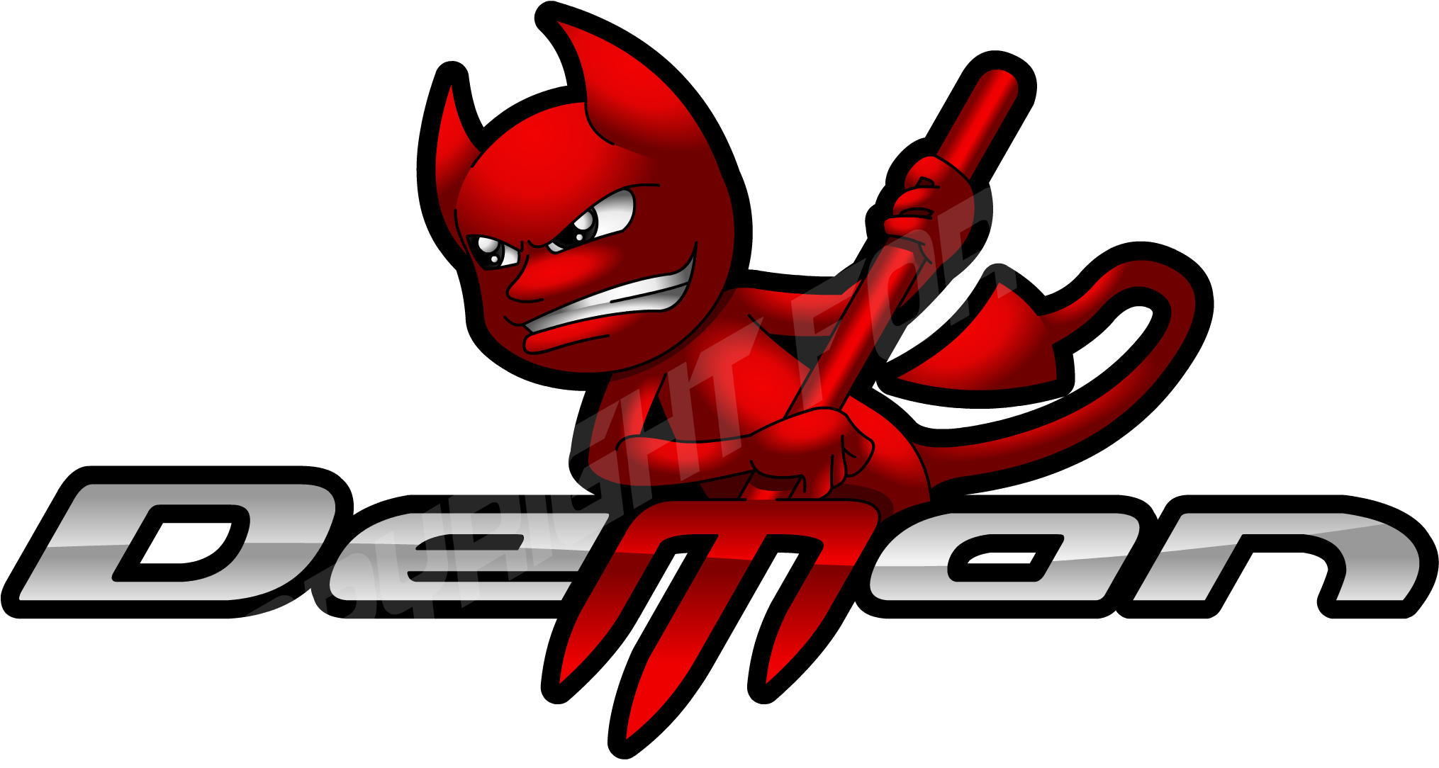 Attachment - Demon Decal Logo Png (2100x1200), Png Download